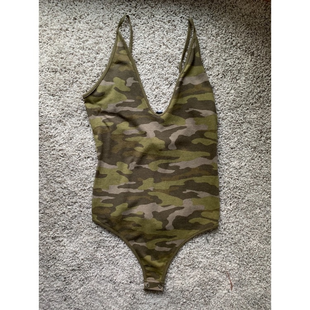 Express Camo Bodysuit NWT